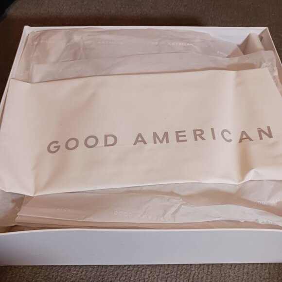 NEW Good American Ankle Strap Open Toe Platform Sandals Silver Snake Size 8 - Picture 15 of 16